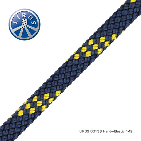 Handy-Elastic navyblue-yellow 14mm x 150m