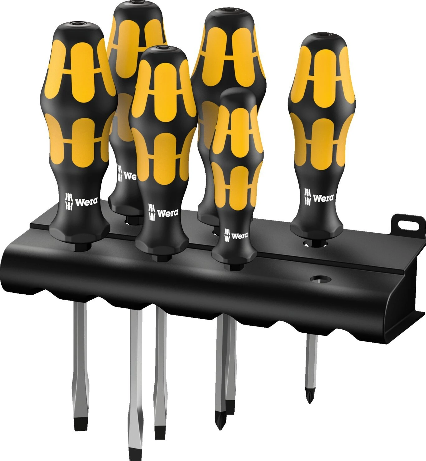 Wera screwdriver set Kraftform chisel Series 900, Black