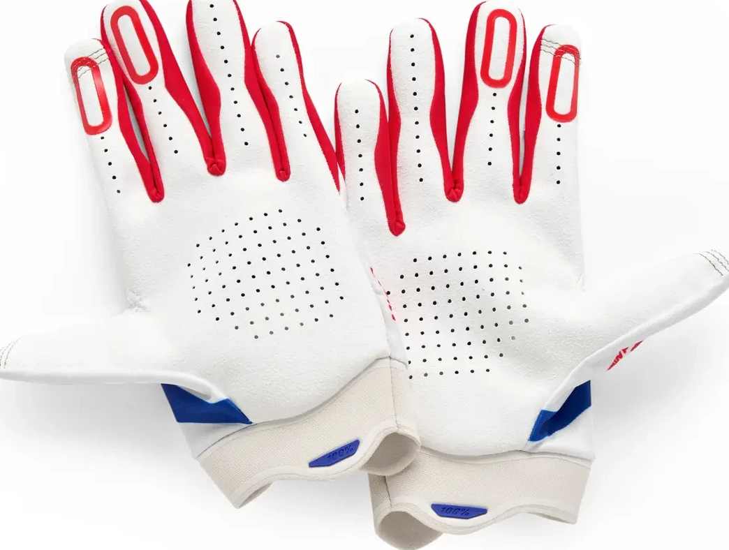 GLOVES ITRACK RED/WHITE/BLUE - S