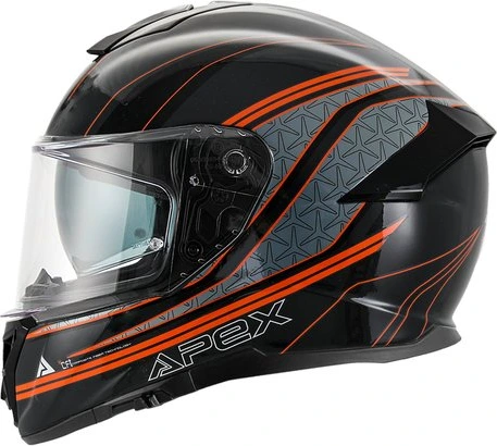 APEX Helmet FT300 Vienna black/orange S