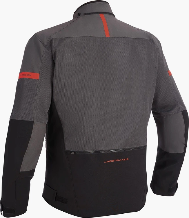 Lindstrands Textile Jacket Rexbo V2 Grey Black, 48