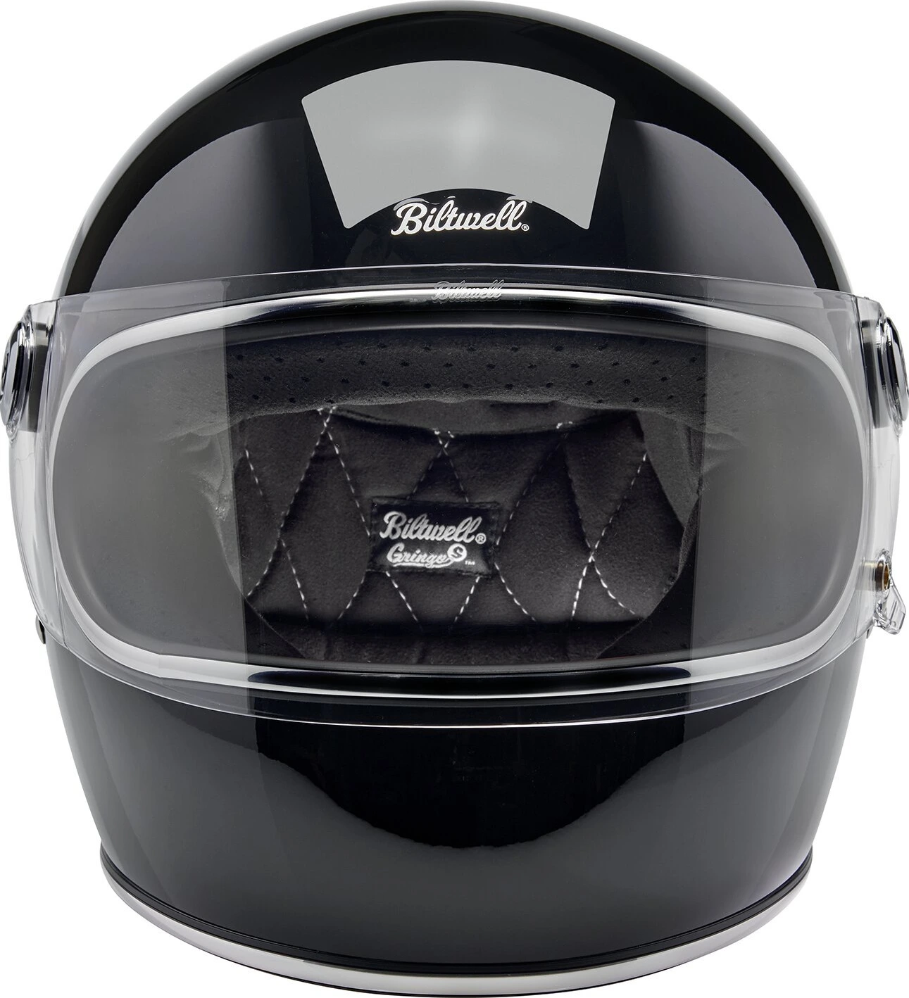 Biltwell Gringo S helmet, Black, XS, Gloss