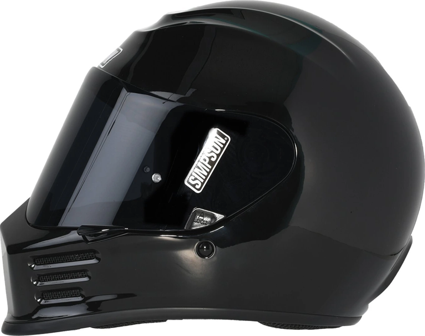 Simpson Speed helmet, black metal, L, Gloss
