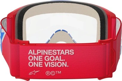 Alpinestars Goggle Vision 5 CORP Red/ WHITE BLUE Clear