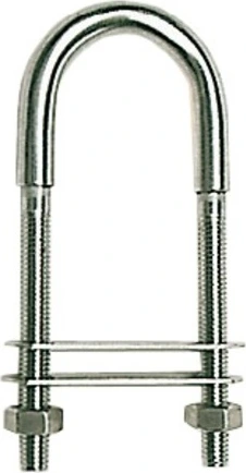 Osculati U-bolt AISI316 110mm w/two plates 80x40mm