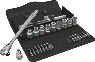 Wera Zyklop metal ratchet switch kit 1/2" drive US sizes