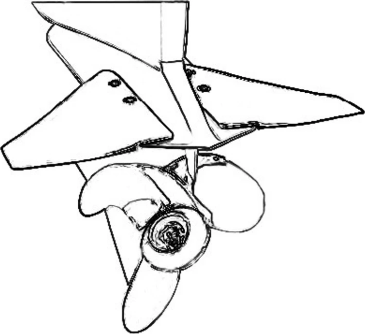 Hidrospārna stabilizators līdz 200 ZS