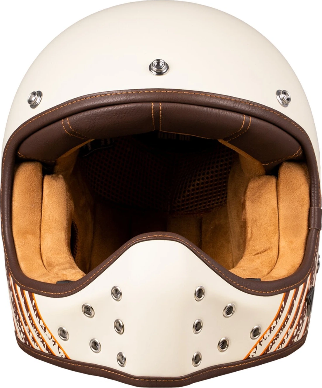 By City The Rock helmet, stripe Beige, L, Matte