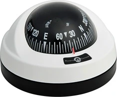 Riviera compass BAR White/Black card 100x57mm