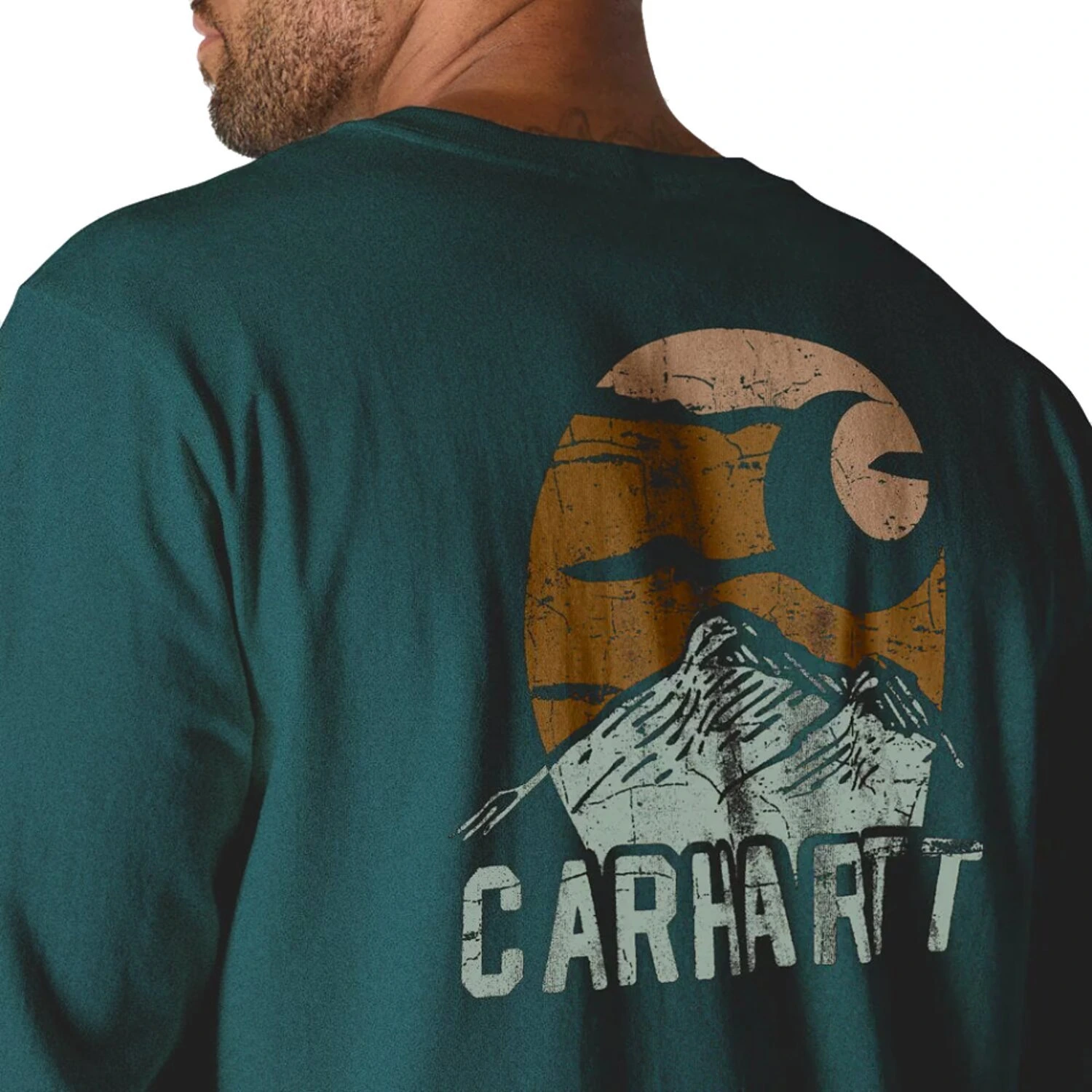 Carhartt Mountain long sleeve greenstone, 2XL