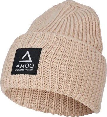 AMOQ Astra Merino Wool Beanie Beige