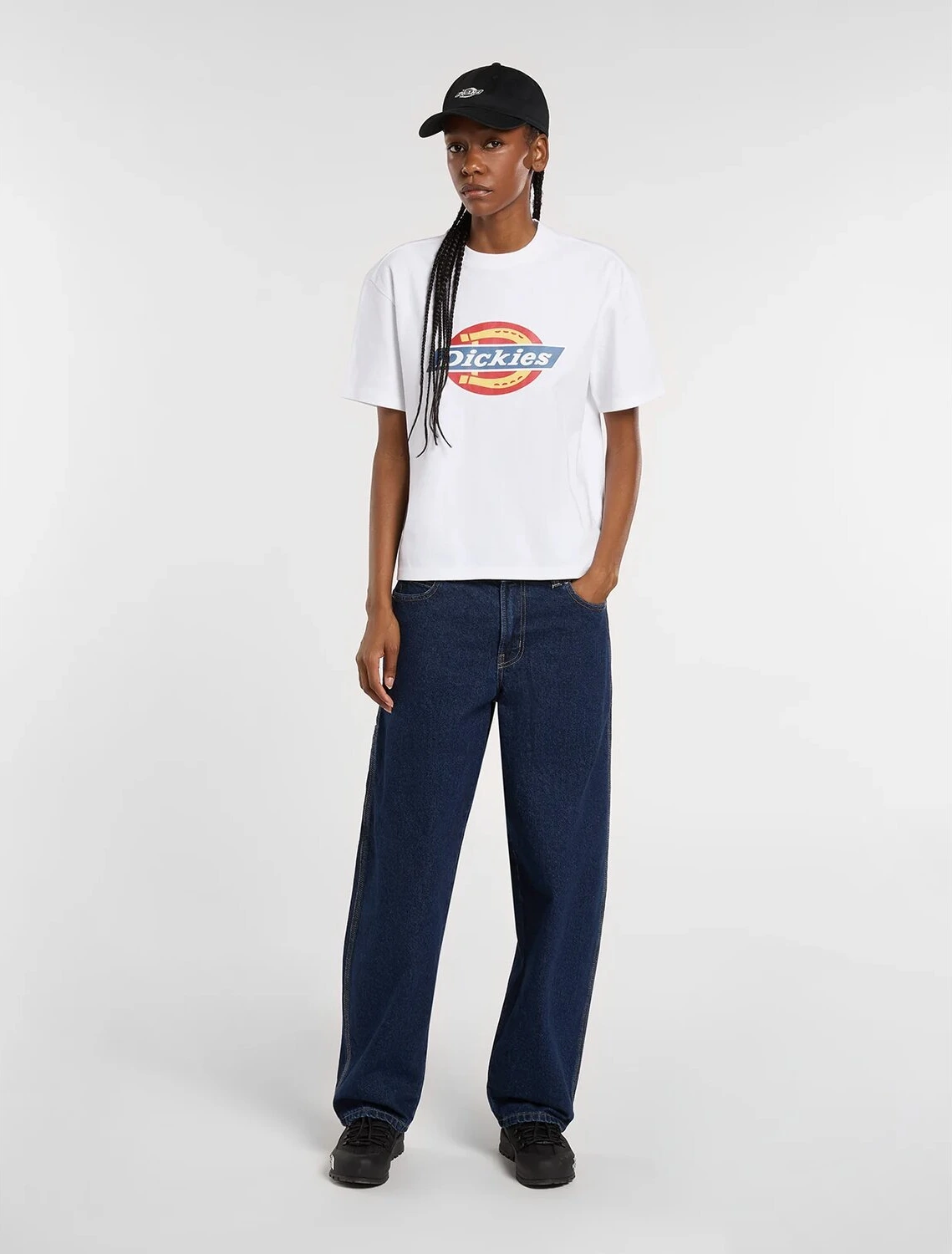 Dickies Icon Logo female t-shirt, White, M