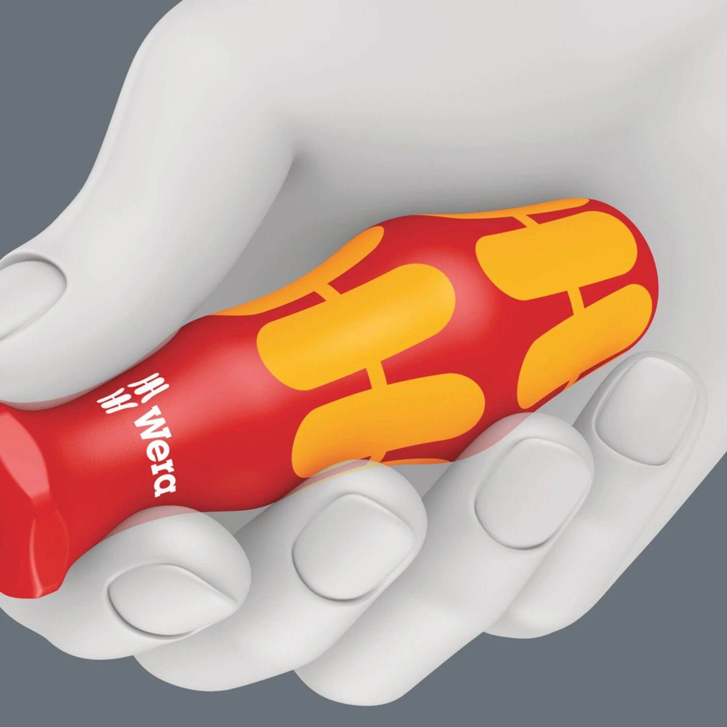 Wera nutdriver VDE Insulated, US sizes, Red, 125 mm
