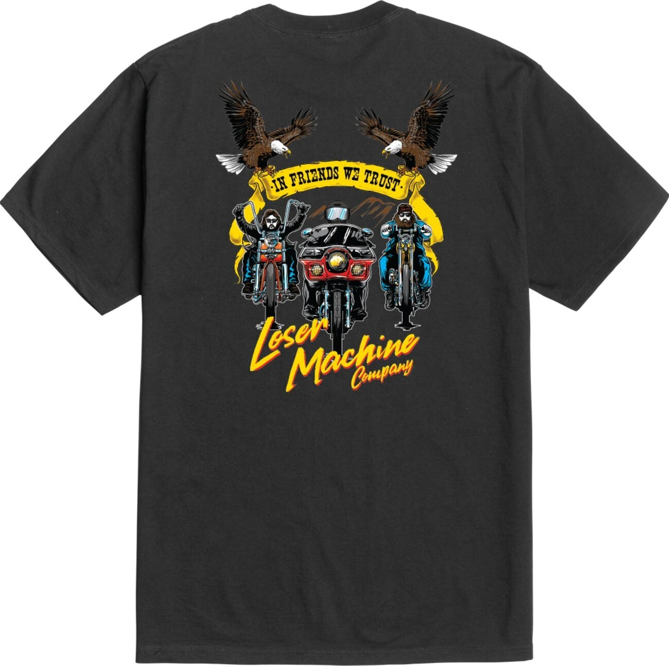 Loser Machine Past&Present t-shirt, Black, XL