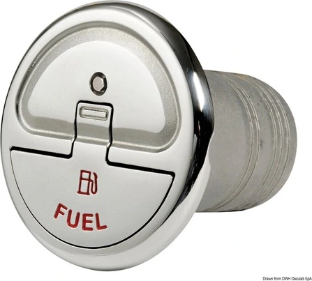 Osculati Quick Lock Fuel deck filler 38 mm