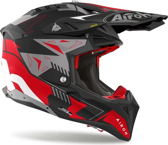 Airoh Helmet Aviator 3 Spin Red Matt L