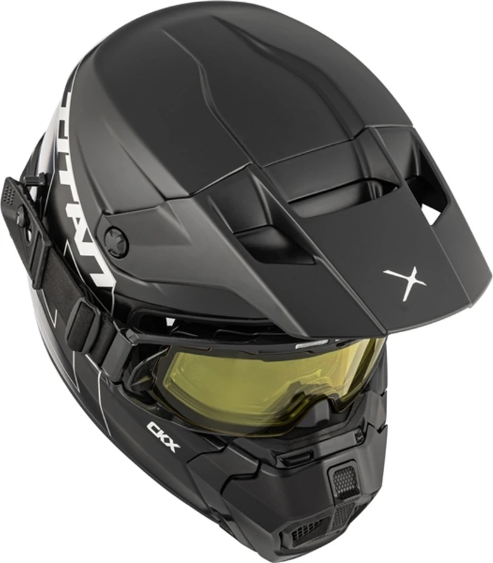 CKX Helmet Titan AMS Matt Black + Heated Goggles, S