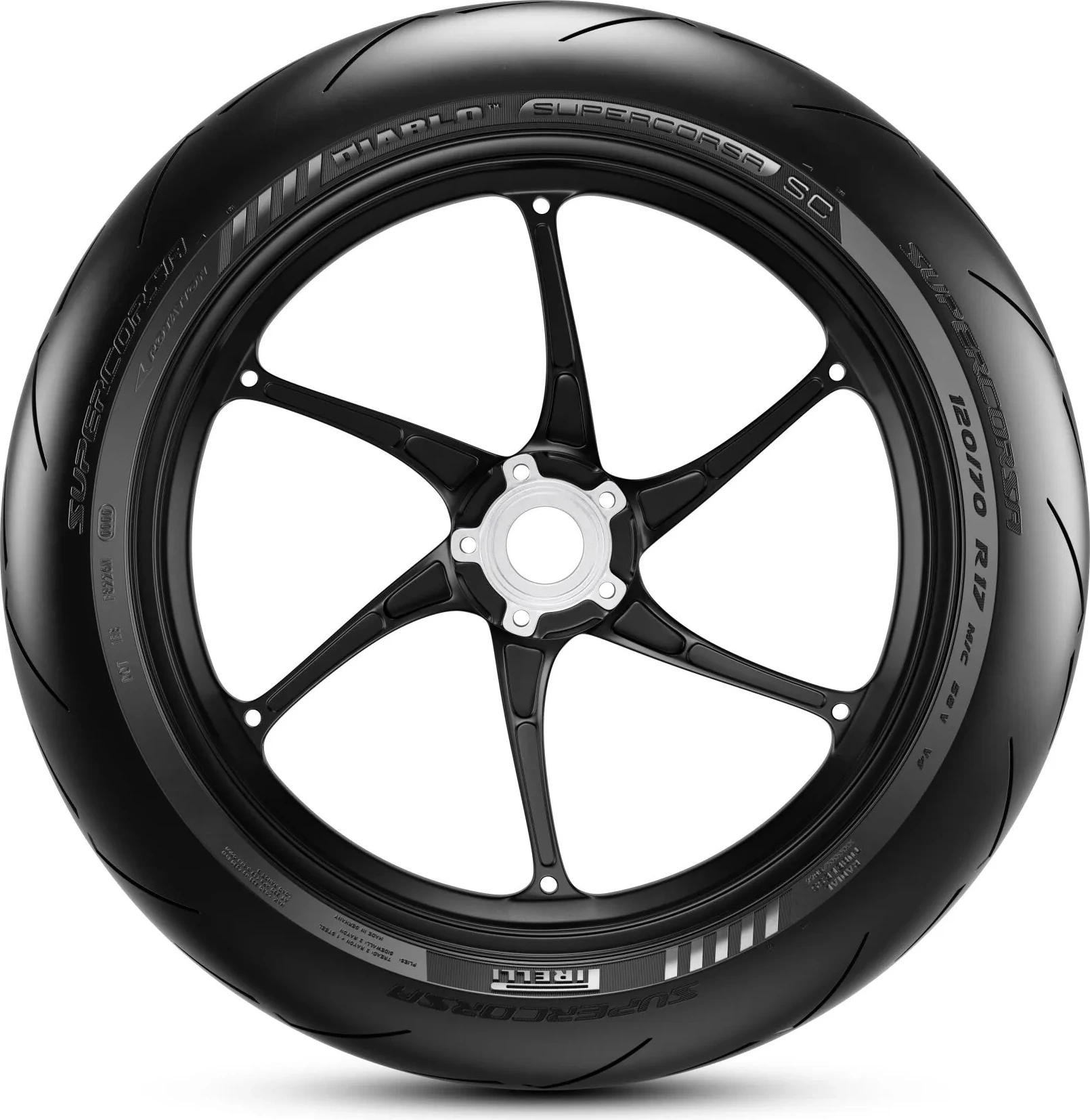 DIABLO SUPERCORSA V4 SC2 120/70 R 17 M/C 58V TL F