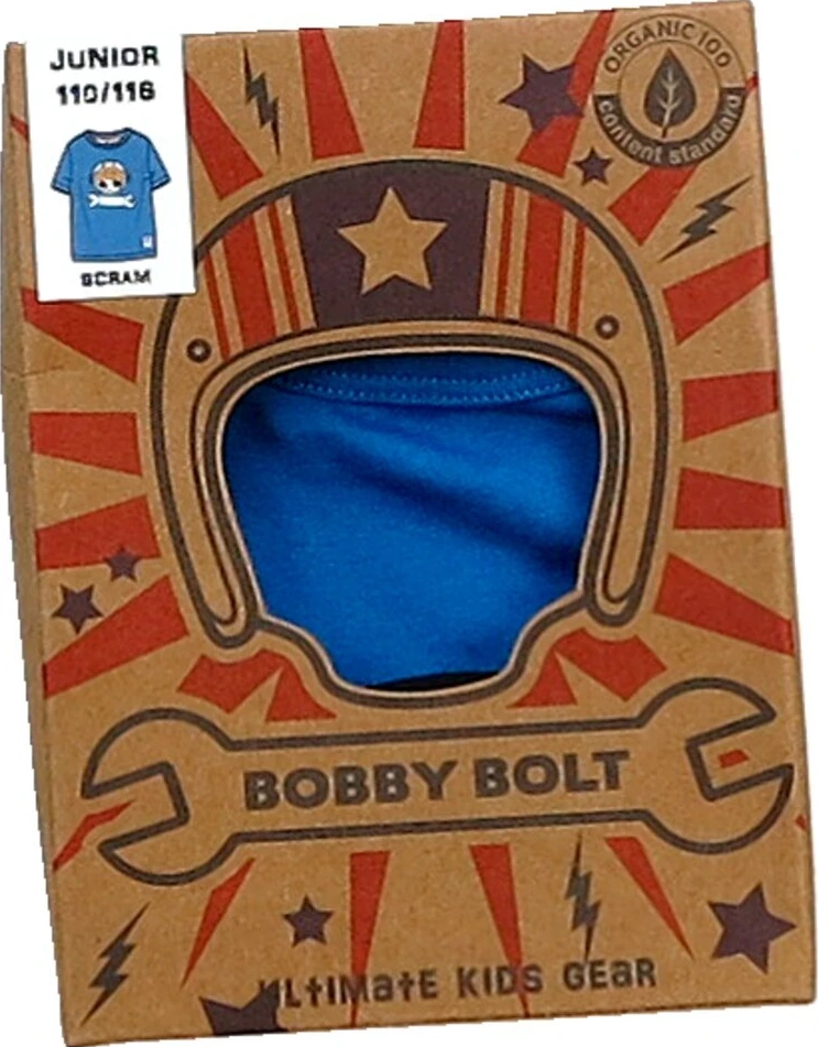 Bobby Bolt Lightning Scram t-shirt, Blue, 146/152