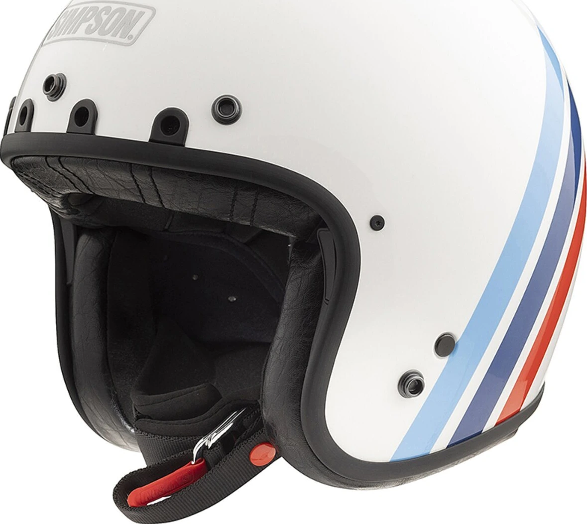 Simpson Chopper helmet werke, White, M, Matte