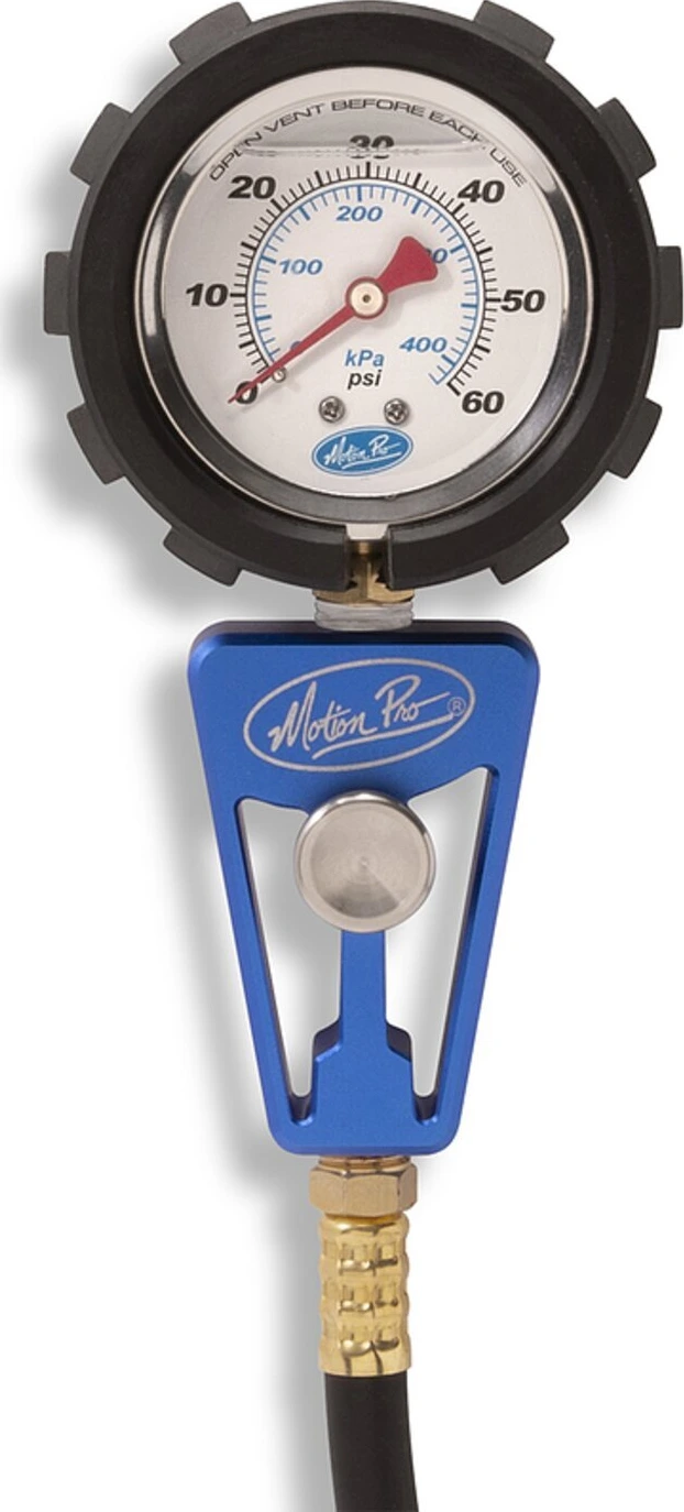 Motion Pro, 0-60 PSI (4.1 bar) tire pressure gauge
