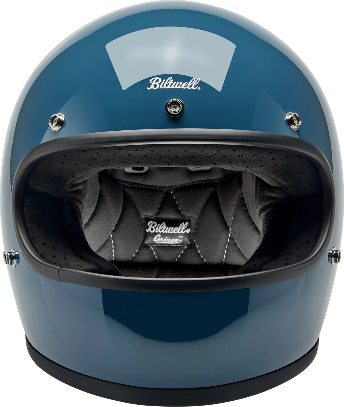 Biltwell Gringo helmet, greystone Blue, S, Metallic