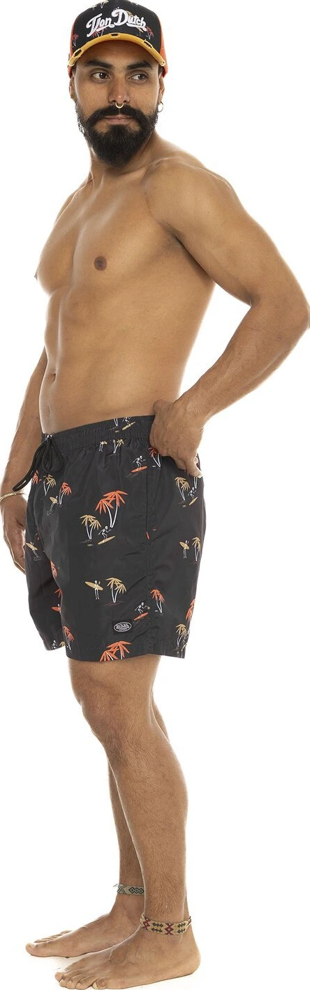 Von Dutch Burt25 swimshort, Black, S