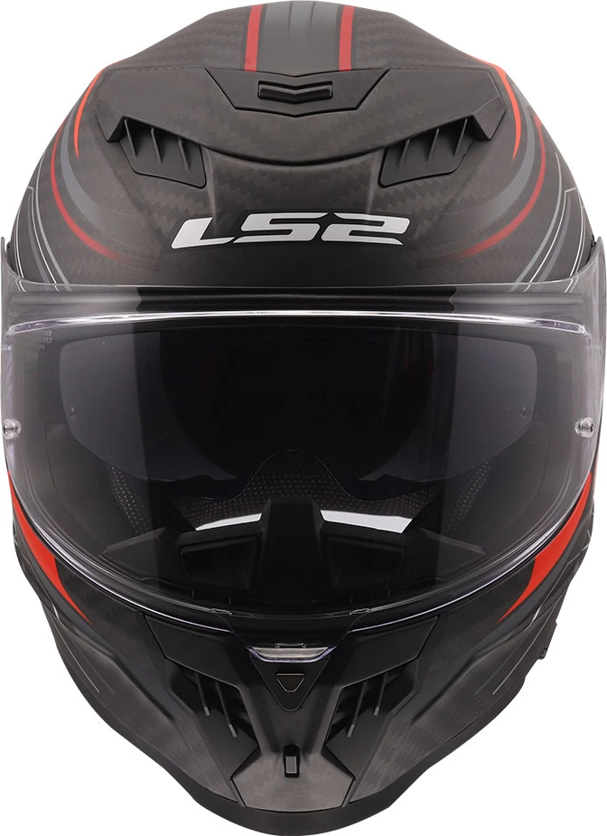 LS2 FF807 DRAGON SUBIC ķivere - L, balta zila sarkana