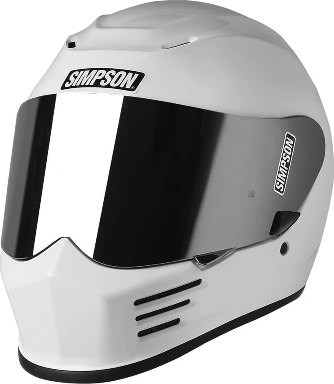 Simpson Speed helmet, White, M, Gloss