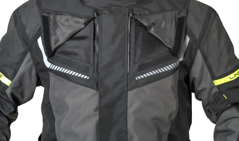 Lindstrands textile jacket Sylarna Dark grey/black, 48