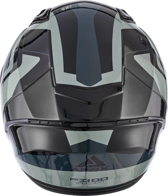 APEX Helmet FI100 Valencia black/grey/yellow XS