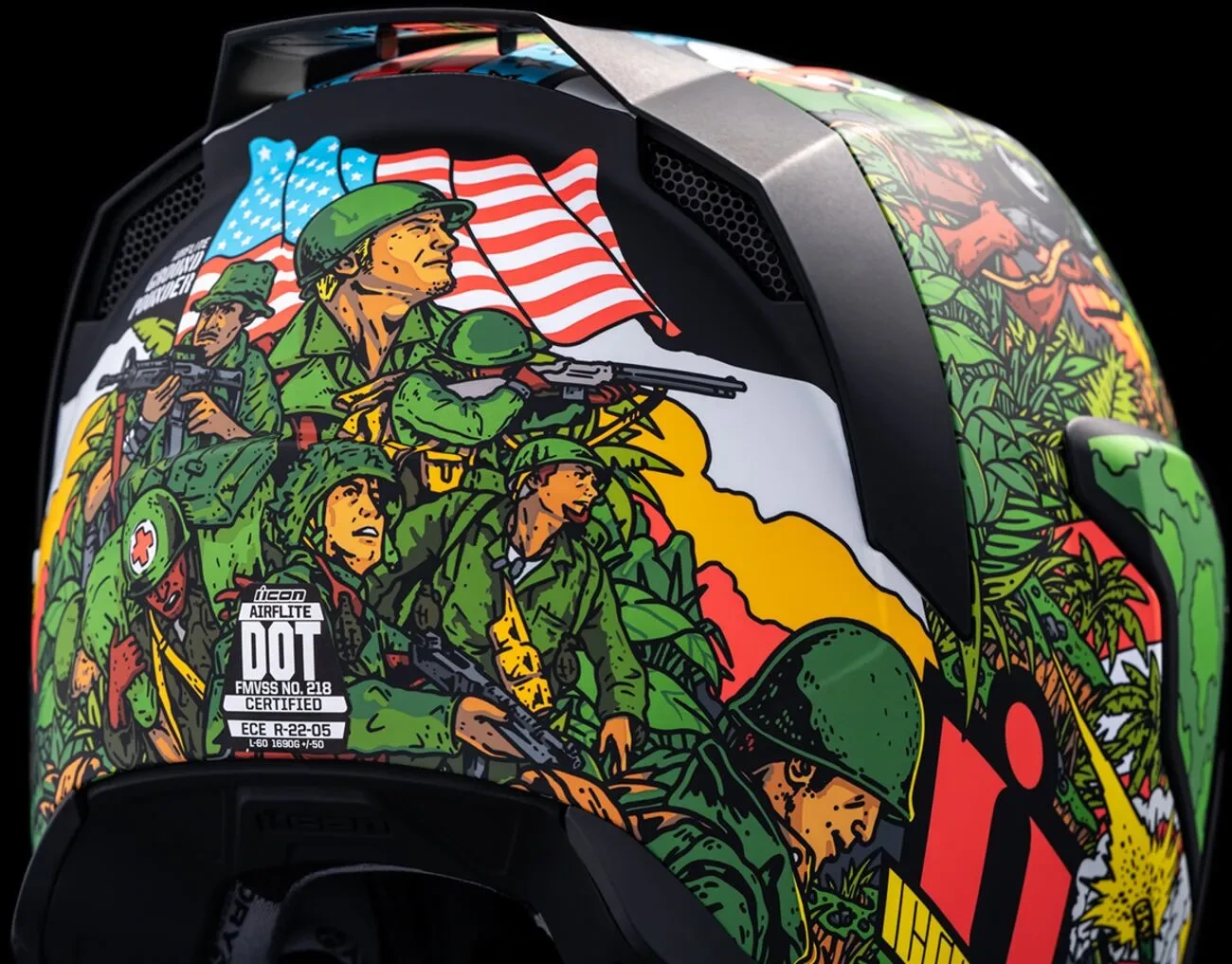 HELMET AIRFLITE GP23 GREEN XS