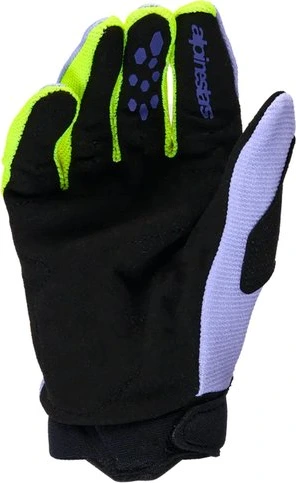 Alpinestars Gloves Youth Full Bore v2 Purple/Fluo Yellow, XS