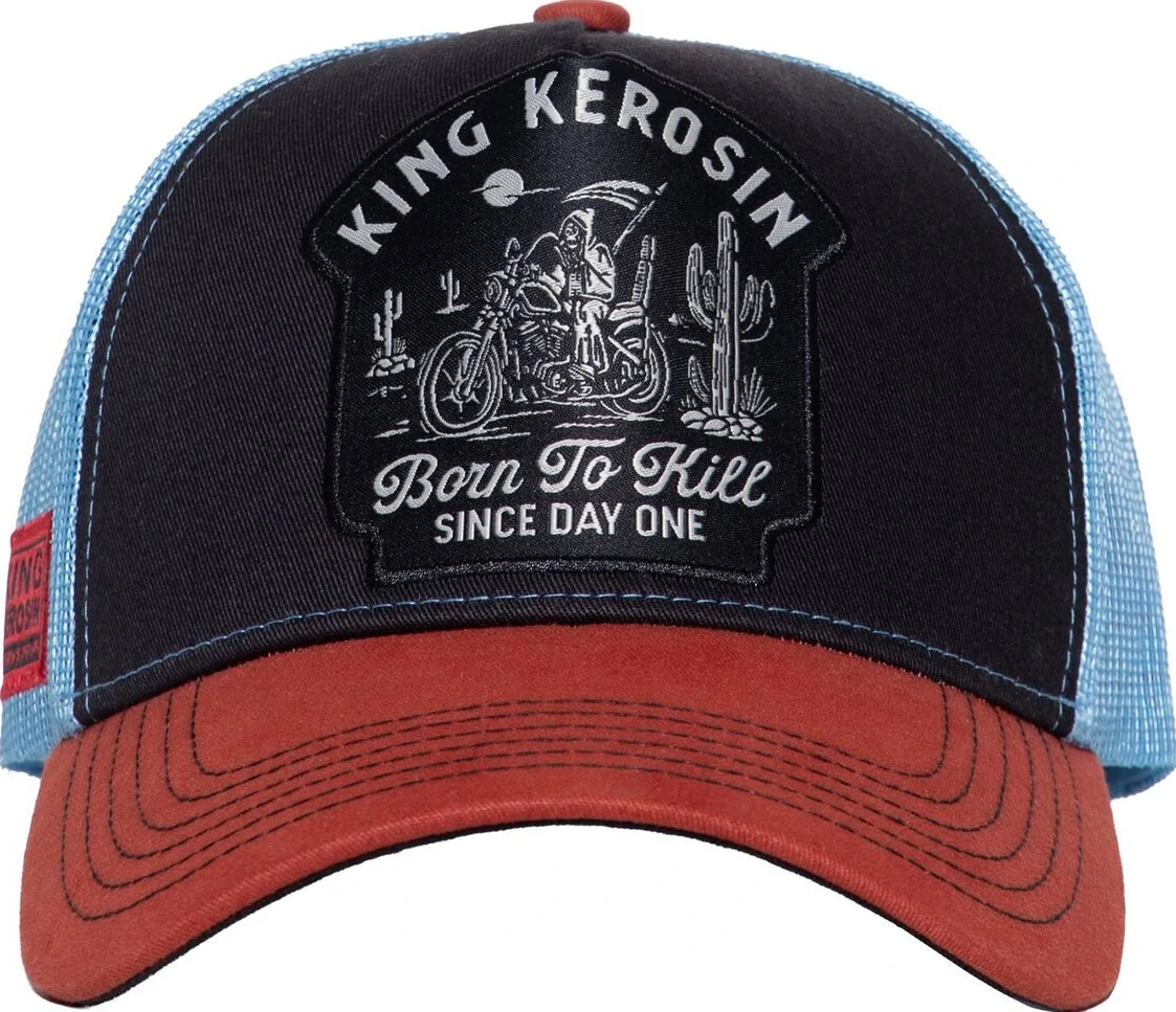 King Kerosin Born to kill cap, Black