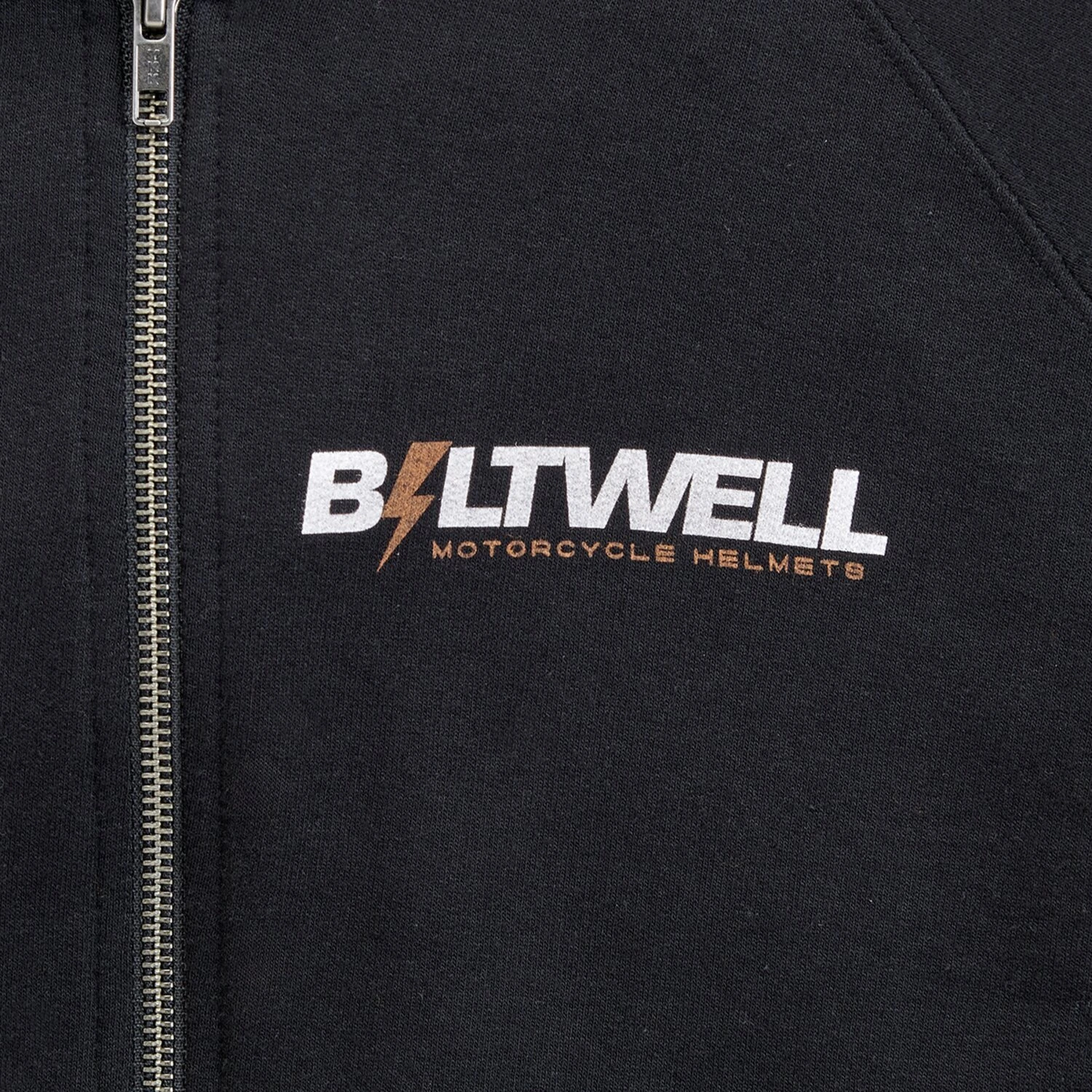 Biltwell Bolts zip hoodie, Black, S