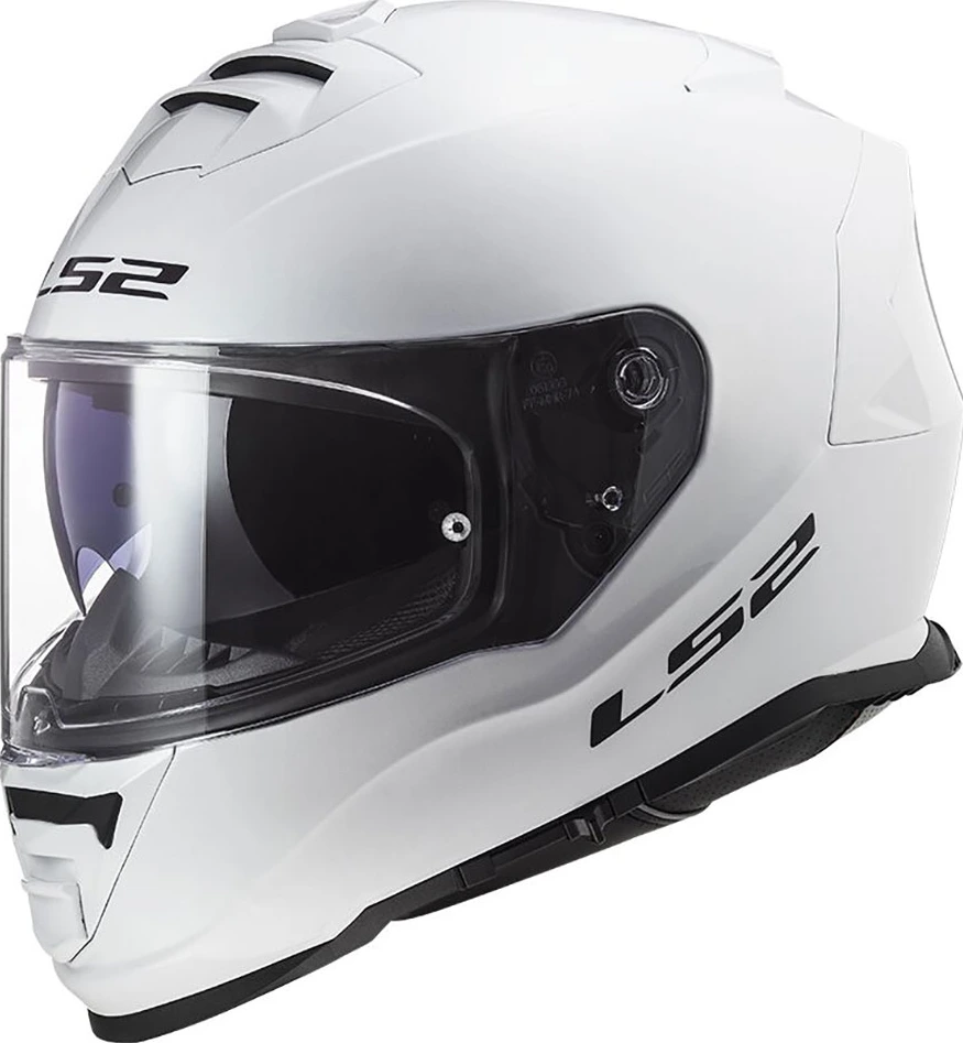 LS2 FF800 STORM II SOLID helmet - Gloss White, S