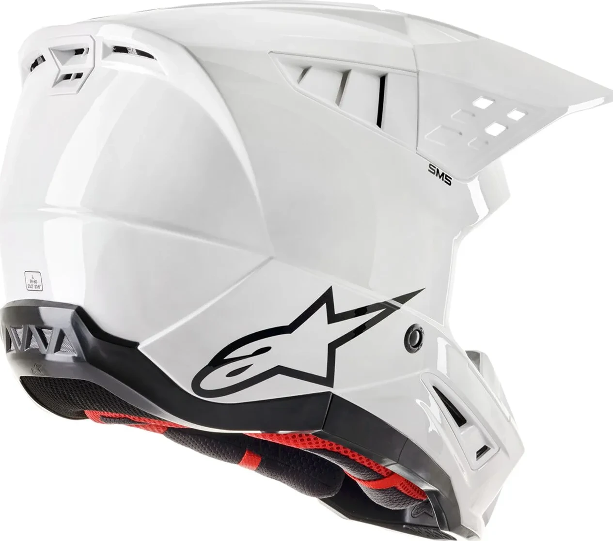 HELMET SM5 SOLID WHT XS