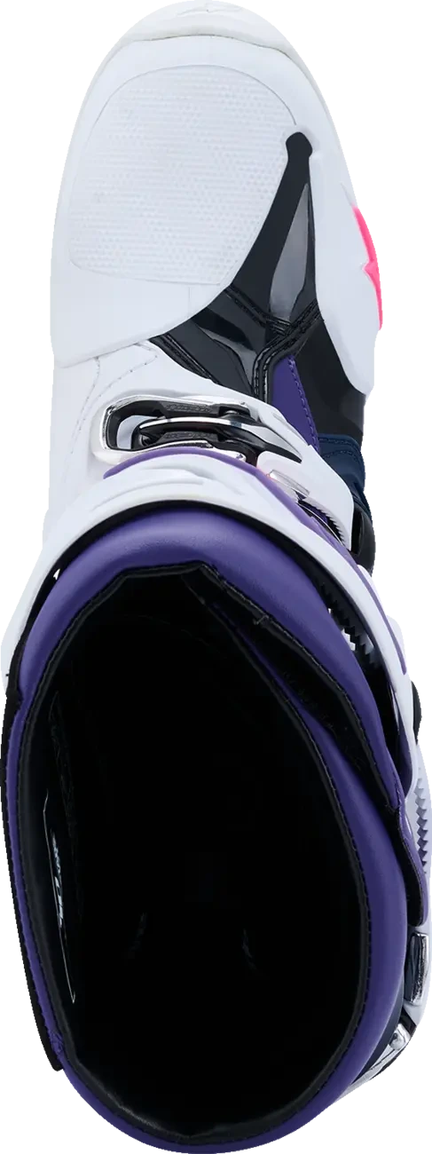 BOOT TECH 10 WHT/VLT/NVY/PINK 7