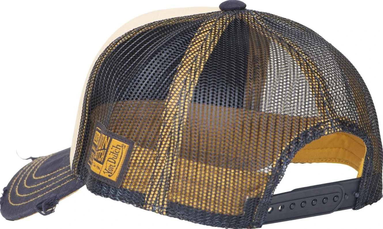 Von Dutch Trucker crew cap hard race, Beige