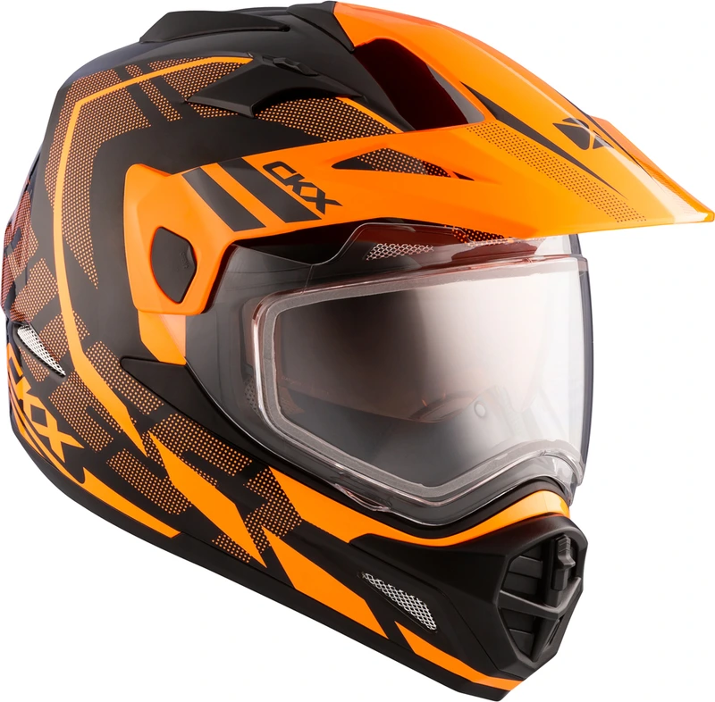 CKX Helmet QUEST RSV Moosek w electric visor Orange, XS