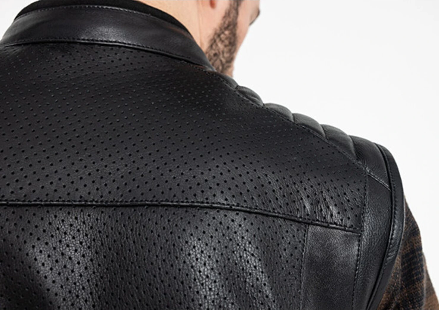 John Doe Storm Leather vest, Black, S
