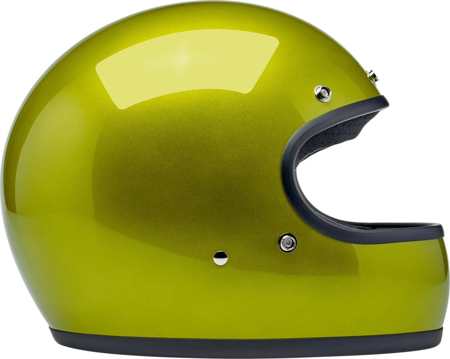Biltwell Gringo helmet, metallic lime Yellow, S, Metallic
