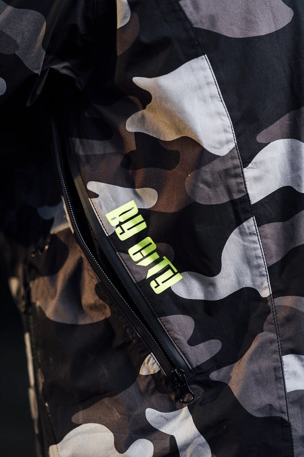 By City Military Rain jacket, Black, XL