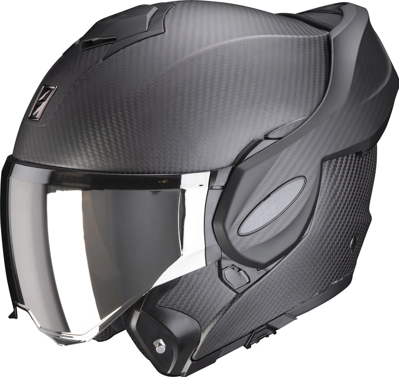 Scorpion Exo-Tech Evo Carbon helmet, Black, L, Matte