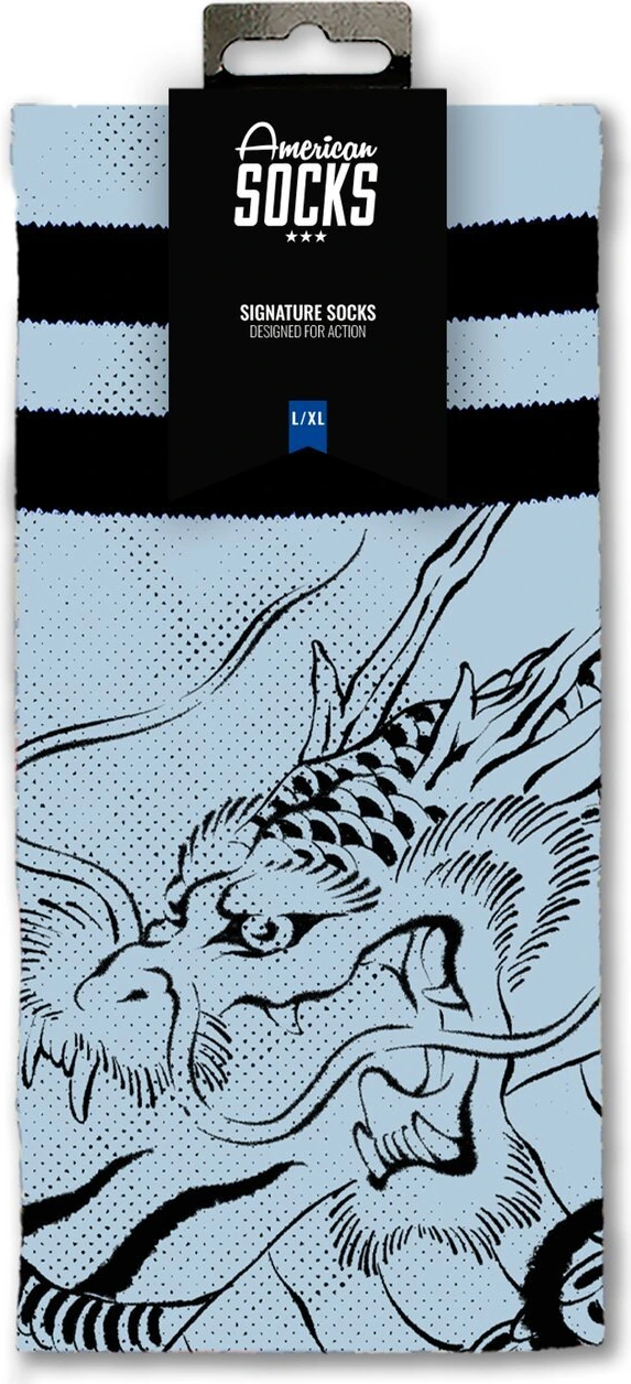 American Socks Ryujin Signature socks, Blue, L/XL