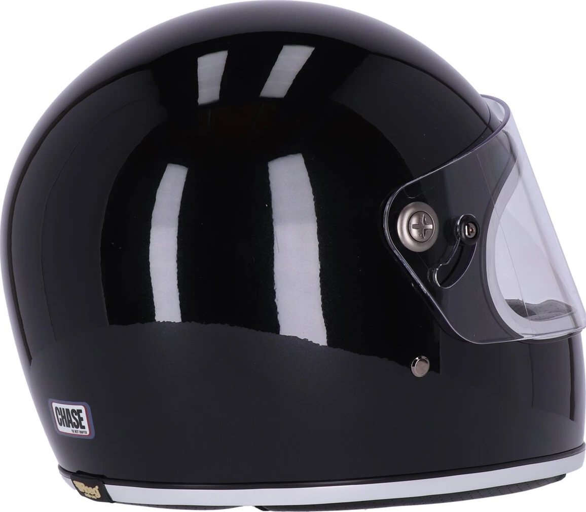 Roeg Chase helmet gloss black, S