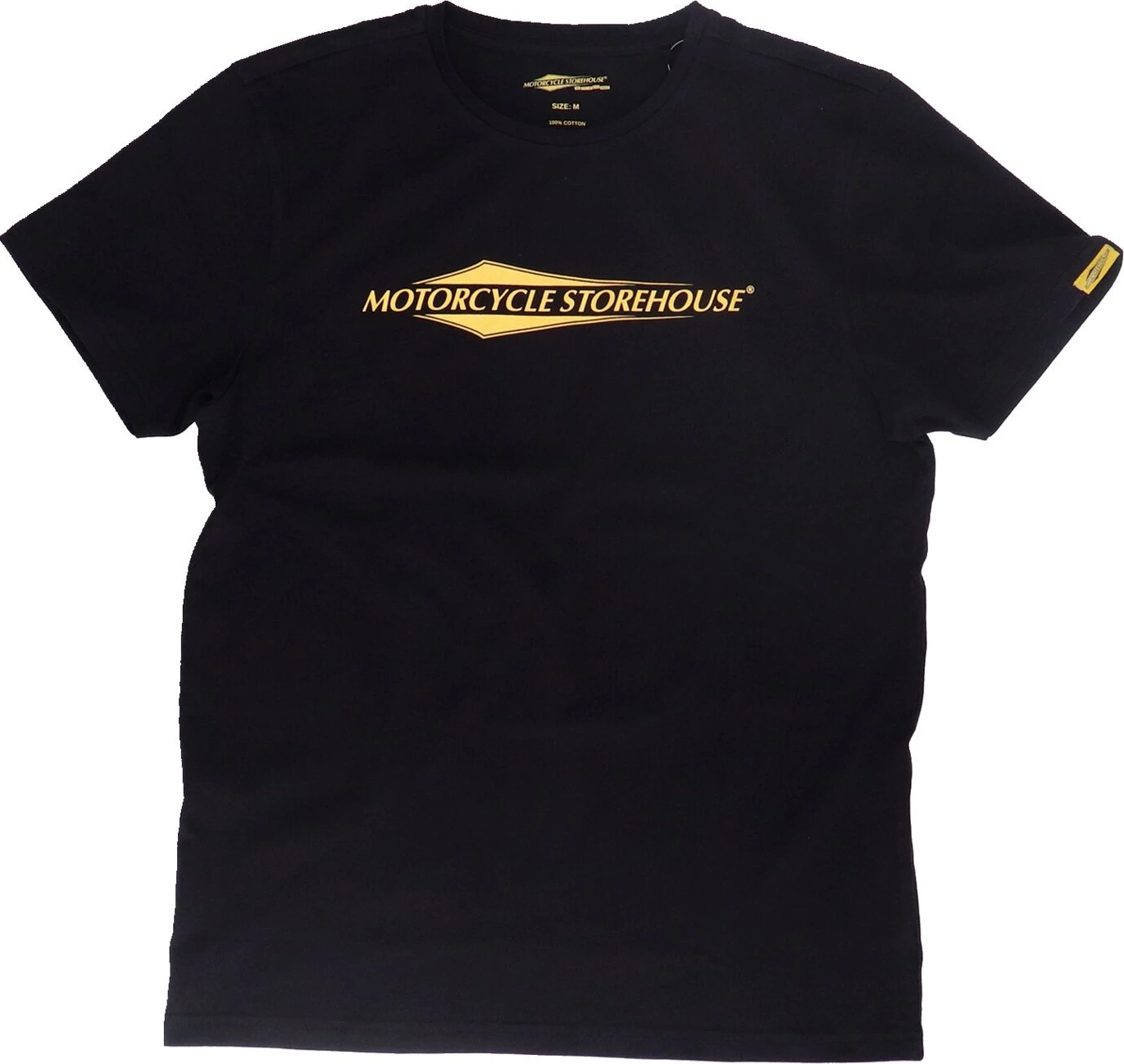MCS logo t-shirt chest artwork, Black, XL