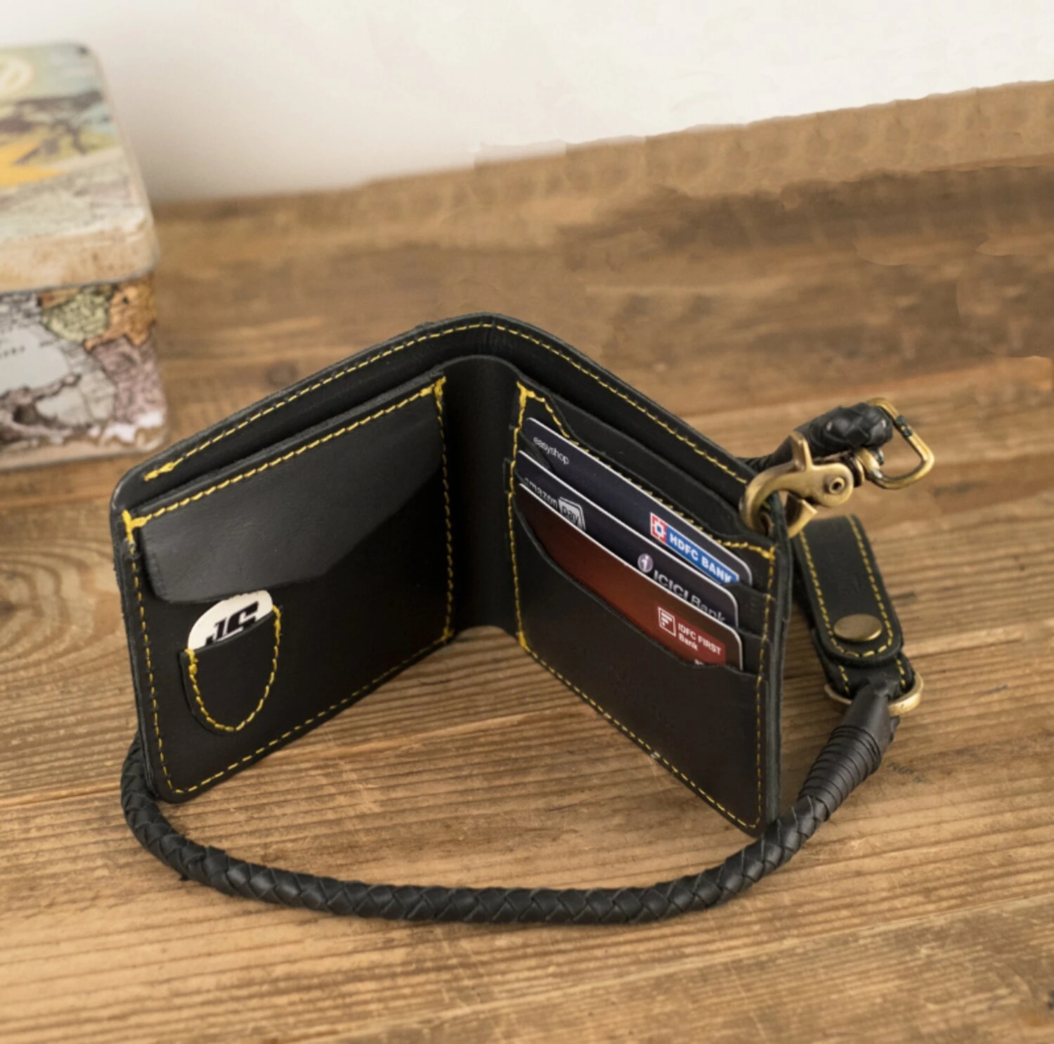 Trip Machine Guitarists wallet, Black