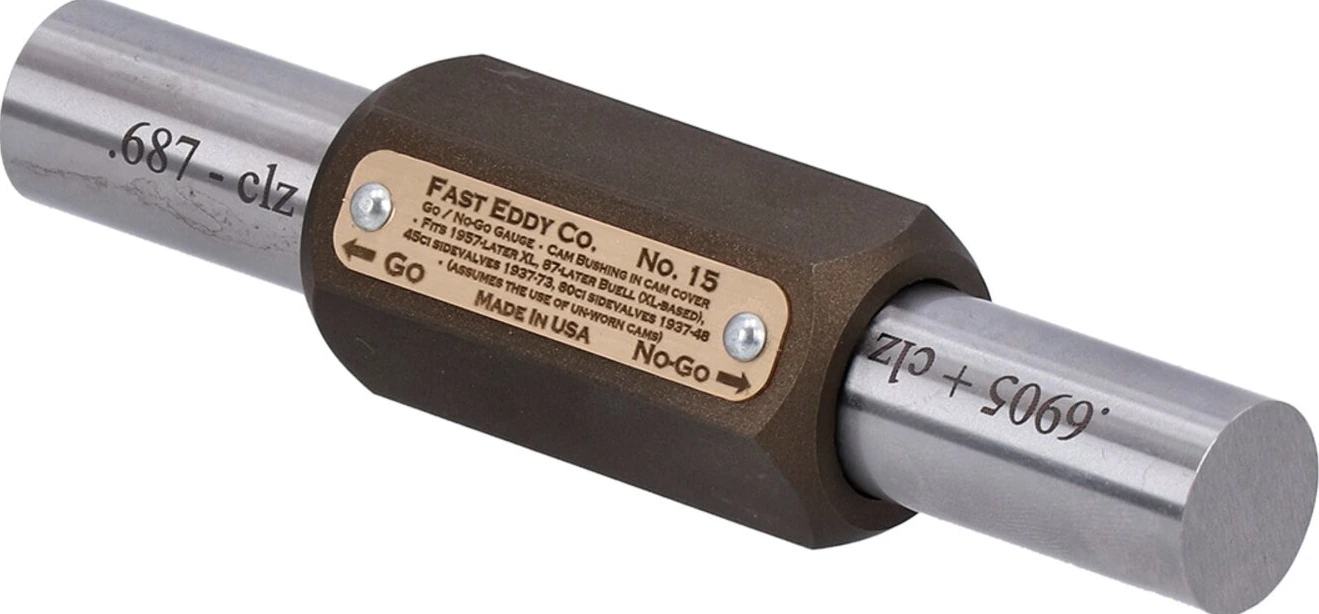 Fast Eddy, cam bushing Go & No-Go gauge pin