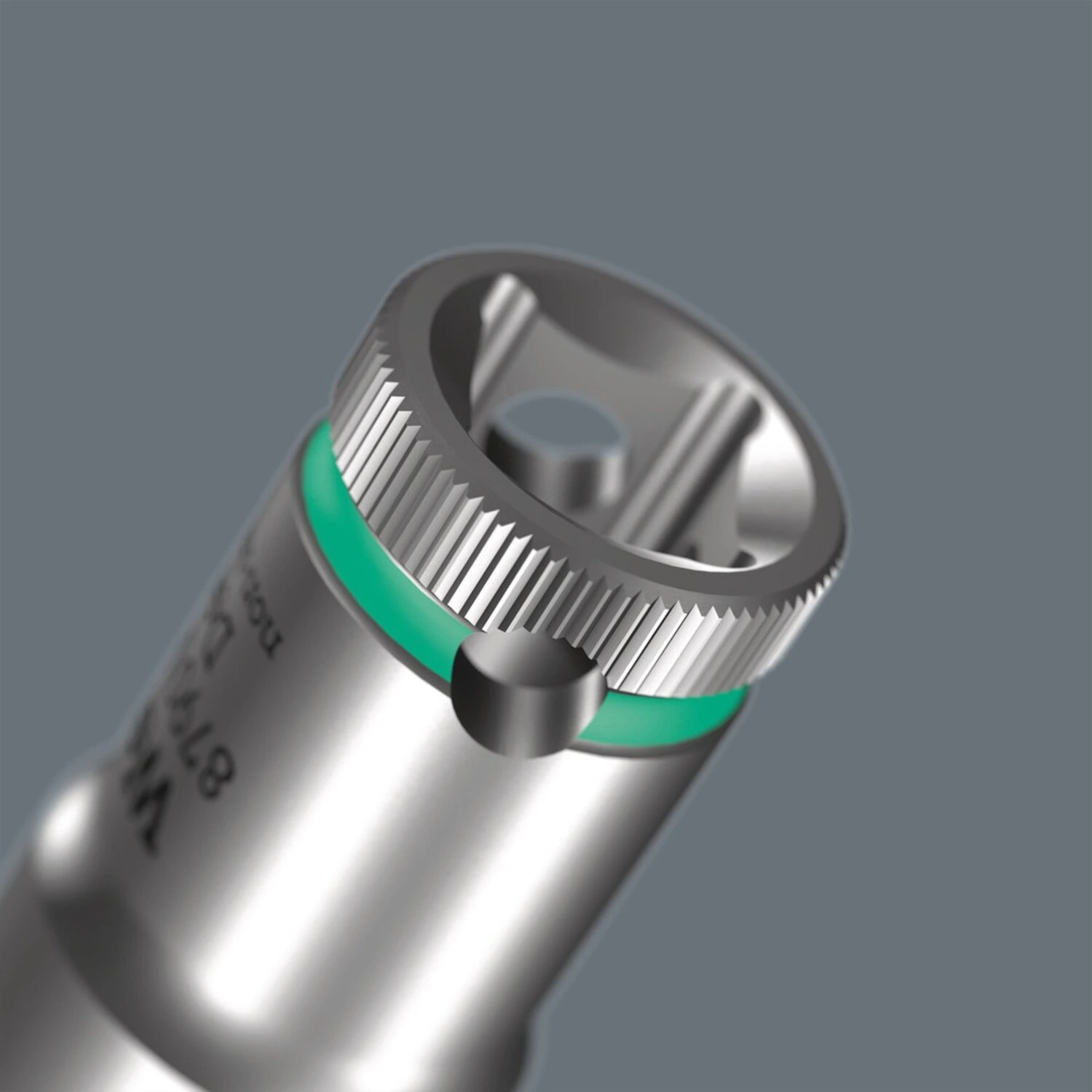 Wera, deep socket size 4mm, Brushed